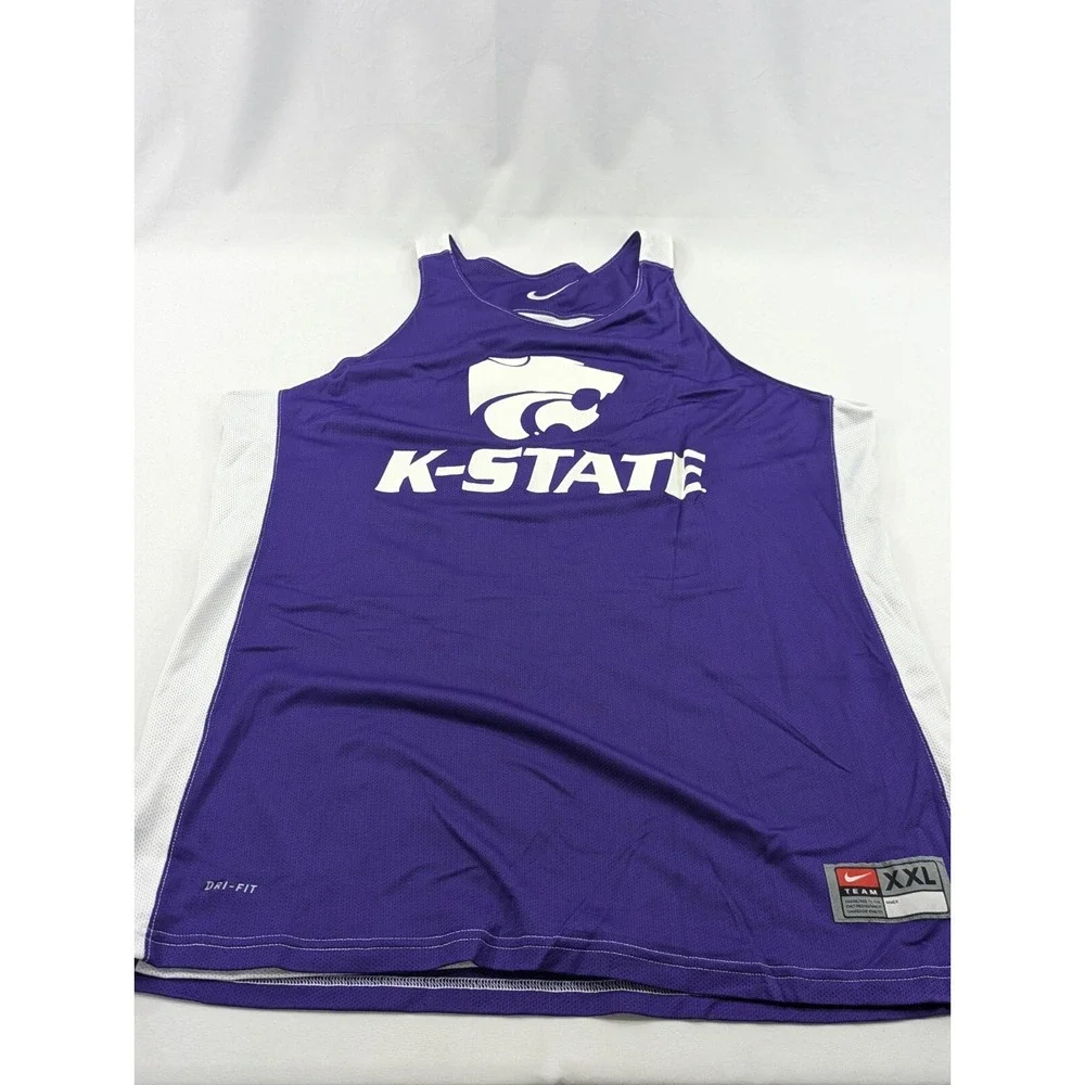 Nike NCAA Kansas State‎ Jeff Mittie Camp Jersey Men's XXL Reversible Dri-Fit